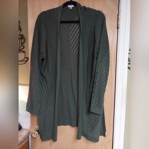 Sweater cardigan  olive green from Avenue ightly worn